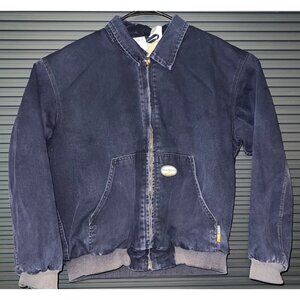 Rasco FR Navy Flame-Resistant  Jacket Size L Industrial Workwear Carhartt Style